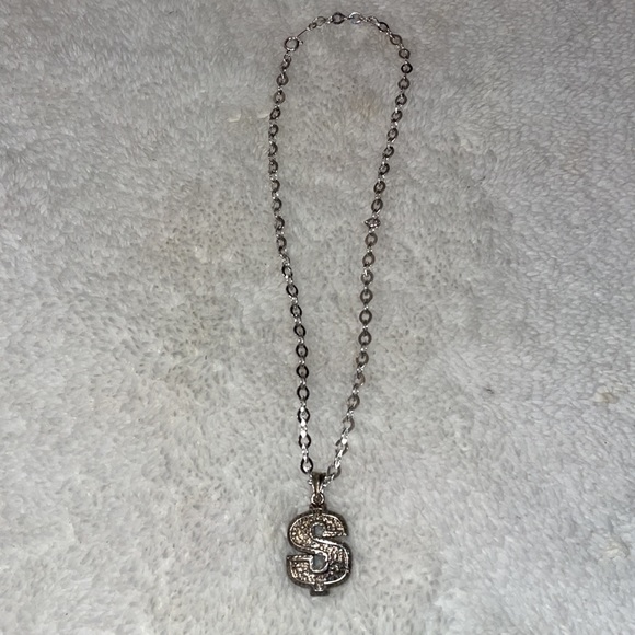 Dollar Sign Necklace Vintage - Picture 4 of 6